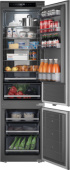 Встраиваемый холодильник Weissgauff WRKI 2000 Total NoFrost Inverter Premium Ecofresh Inox