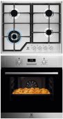 Комплект варочная панель Electrolux EGS6436SX + духовой шкаф Electrolux EOD3C40BX