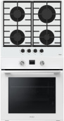  Комплект варочная панель Haier HHX-G64CNW + духовой шкаф Haier HOQ-K4AAN3WB: Комплект встраиваемой техники по цене 66 998 ₽