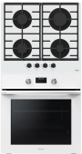  Комплект варочная панель Haier HHX-G64CNW + духовой шкаф Haier HOQ-K5AAN3GW: Комплект встраиваемой техники по цене 73 998 ₽