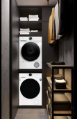 Комплект стиральной и сушильной машины Midea LUNAR MF200W90WBS/W-RU + LUNAR MD200D90WB/W-RU