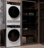 Комплект стиральной и сушильной машины Korting KWM 58ILS1299 + KD 60L97 + DSK 150