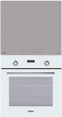  Комплект варочная панель Haier HHY-Y64TVTW + духовой шкаф Haier HOX-P06HGW: Комплект встраиваемой техники по цене 68 998 ₽