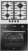  Комплект варочная панель Haier HHX-M64CNX + духовой шкаф Haier HOD-PM08TGB: Комплект встраиваемой техники по цене 0 ₽