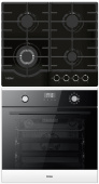  Комплект варочная панель Haier HHX-M64RFB + духовой шкаф Haier HOX-P11CGBG: Комплект встраиваемой техники по цене 70 998 ₽