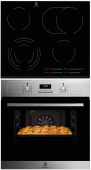 Комплект варочная панель Electrolux EHF 6547 FXK + духовой шкаф Electrolux EOD3C40BX