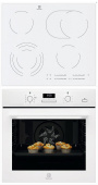 Комплект варочная панель Electrolux EHF 96547 SW + духовой шкаф Electrolux OED3H50V