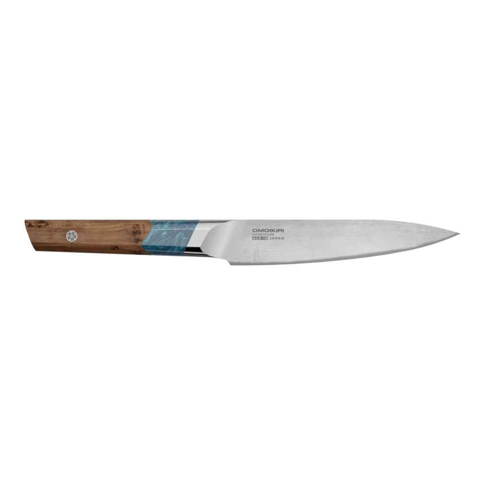 Нож Omoikiri Damascus Kuon — универсальный