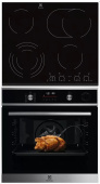 Комплект варочная панель Electrolux EHF 7647 FOK + духовой шкаф Electrolux EOC6H76X