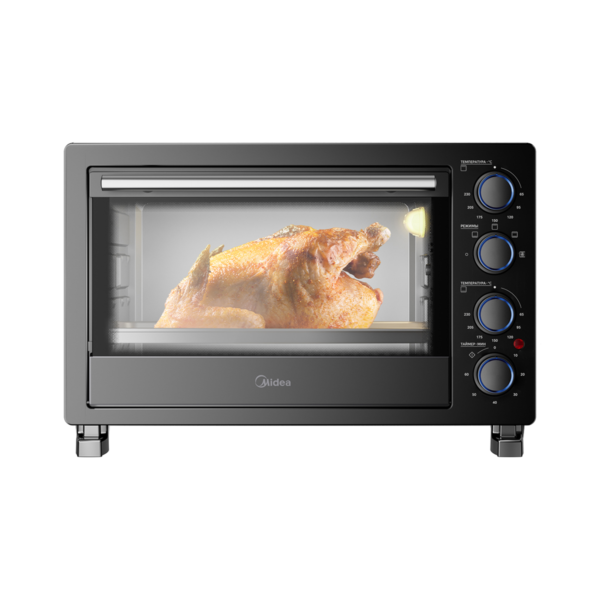 Мини-печь Midea MO25CM(BK) - Духовки встраиваемые