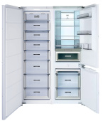 Встраиваемый холодильник Side-By-Side Vard VIC177NIW + VFI177NIW - Холодильники встраиваемые