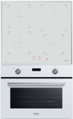  Комплект варочная панель Haier HHY-Y64NVW + духовой шкаф Haier HOY-P09NCGW: Комплект встраиваемой техники по цене 83 998 ₽