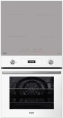  Комплект варочная панель Haier HHY-Y64TVTW + духовой шкаф Haier HOD-P08TGW: Комплект встраиваемой техники по цене 67 998 ₽
