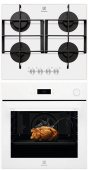 Комплект варочная панель Electrolux EGT 96342 YW + духовой шкаф Electrolux OKC8H39WV