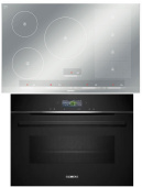  Комплект варочная панель Siemens EH 879SP17 E + духовой шкаф Siemens CM 724G1B1: Комплект встраиваемой техники по цене 200 000 ₽