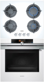  Комплект варочная панель Siemens EP 612PB20E + духовой шкаф Siemens HB676G0W1: Комплект встраиваемой техники по цене 136 000 ₽