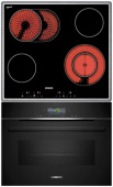  Комплект варочная панель Siemens ET645EN15 + духовой шкаф Siemens CM 724G1B1: Комплект встраиваемой техники по цене 141 000 ₽