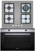  Комплект варочная панель Siemens EP618HB21E + духовой шкаф Siemens VG011DBR0M: Комплект встраиваемой техники по цене 138 000 ₽