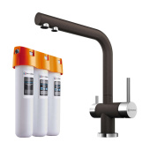 Смеситель Omoikiri Pure Drop lite + NaganoDC