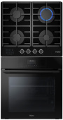  Комплект варочная панель Haier HHX-G64CNSB + духовой шкаф Haier HOQ-F3AAN3GB: Комплект встраиваемой техники по цене 84 998 ₽