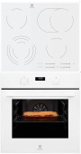 Комплект варочная панель Electrolux CKE6450WC + духовой шкаф Electrolux EOF5F50BV