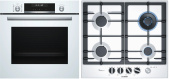 Комплект встраиваемой техники Bosch HBG5780W0 + PCH6A2M90R