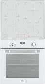  Комплект варочная панель Haier HHY-Y64NVW + духовой шкаф Haier HOX-P11HGW: Комплект встраиваемой техники по цене 82 998 ₽