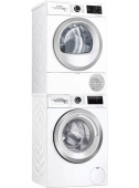 Комплект стиральной и сушильной машины Bosch WAU28PA0SN + WTU8769SSN + WTZ27410
