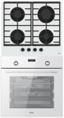  Комплект варочная панель Haier HHX-G64CNW + духовой шкаф Haier HOX-P09CGW: Комплект встраиваемой техники по цене 68 998 ₽