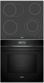  Комплект варочная панель Siemens EF735001 + духовой шкаф Siemens HM736GAB1: Комплект встраиваемой техники по цене 163 000 ₽
