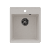 Кухонная мойка Maunfeld Perla 425 MFQS-425W кремовый