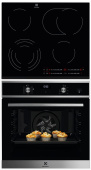 Комплект варочная панель Electrolux EHF 6547 FXK + духовой шкаф Electrolux EOD5H40X