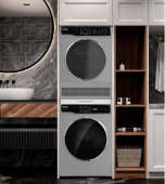 Комплект стиральной и сушильной машины Korting KWM 53LS1278 S +KD 60L97 S + DSK 150