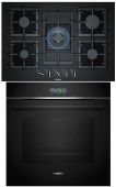  Комплект варочная панель Siemens EP7A6QB90 + духовой шкаф Siemens HB774G1B1: Комплект встраиваемой техники по цене 147 000 ₽