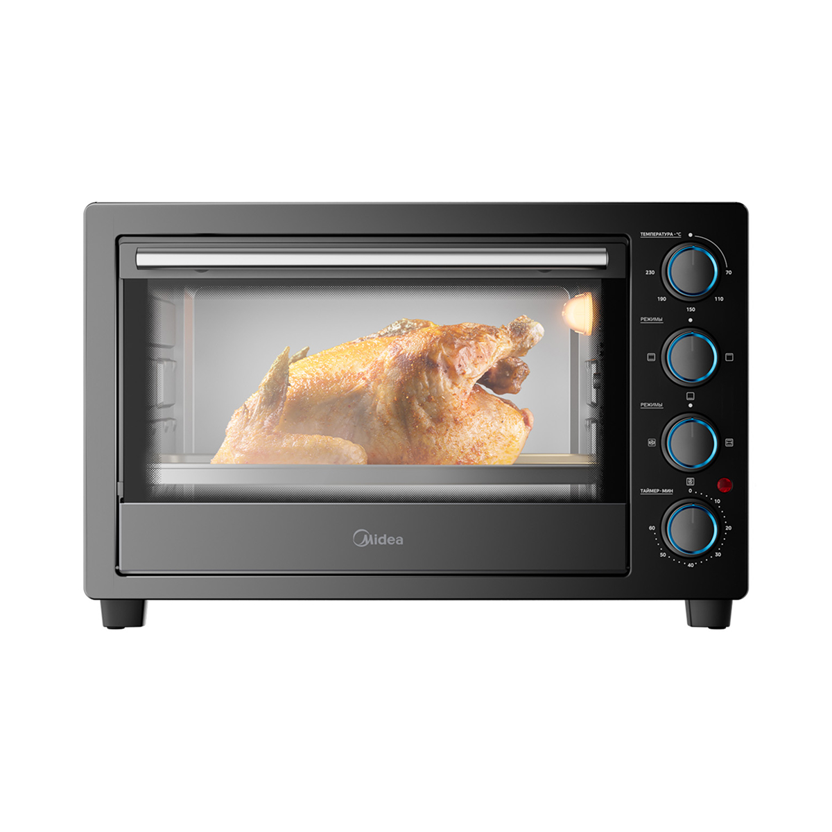 Мини-печь Midea MO45CMR(BK) - Духовки встраиваемые