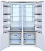 Встраиваемый холодильник Side-By-Side Vard VRI177NIW + VRI177NIW - Холодильники встраиваемые