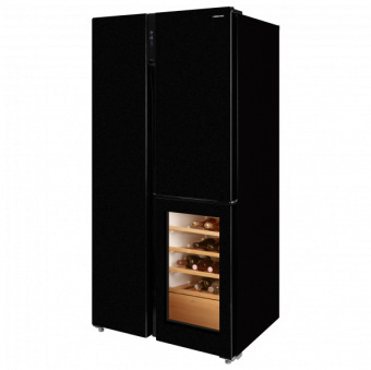 Холодильник Hiberg RFS-700DX NFGB Inverter Wine