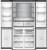 Холодильник Weissgauff WCD 510 Built-in Inverter NoFrost Dark Inox