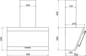 Вытяжка Elikor Титан 60П-430-К3Д