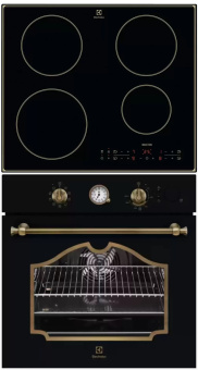 Комплект варочная панель Electrolux CIR60430CB + духовой шкаф Electrolux EOB6220AOR