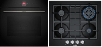 Комплект встраиваемой техники Bosch HBG7221B1S + PNH6B6B90