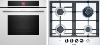 Комплект встраиваемой техники Bosch HBG7741W1 + PCH6A2M90R