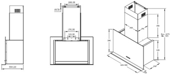 Вытяжка Korting KHC 65330 GN