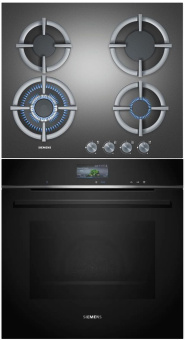 Комплект варочная панель Siemens EP618HB20E + духовой шкаф Siemens HS736G1B1 – Встраиваемая техника для кухни