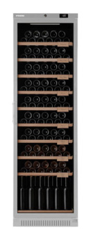 Винный шкаф Pozis ШВ-120 серебристый