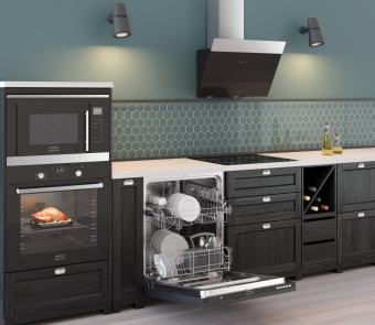 Вытяжка Krona KRISTEN 600 BLACK/INOX SENSOR