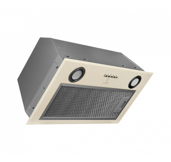 Встраиваемая кухонная вытяжка Lex GS BLOC P 600 Ivory Light Белый антик