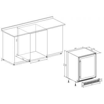 Винный шкаф Temptech OX60DX