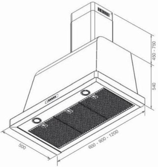 Вытяжка Lofra DOLCEVITA 120 Inox