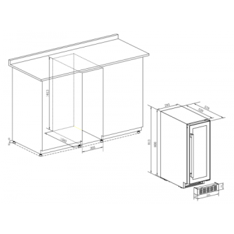 Винный шкаф Temptech OX30DX